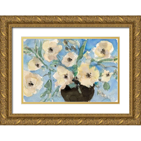 Potted Fragrant I Gold Ornate Wood Framed Art Print with Double Matting by Dixon, Samuel