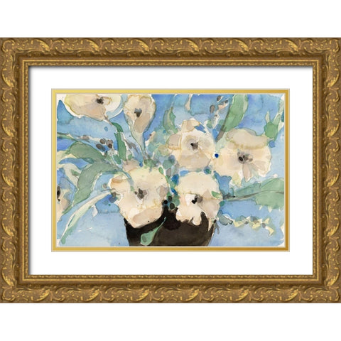 Potted Fragrant II Gold Ornate Wood Framed Art Print with Double Matting by Dixon, Samuel