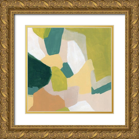 Field Survey IV Gold Ornate Wood Framed Art Print with Double Matting by Vess, June Erica