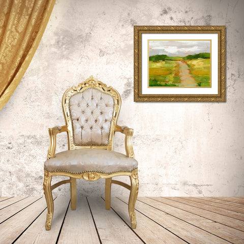 Over the Horizon III Gold Ornate Wood Framed Art Print with Double Matting by Harper, Ethan