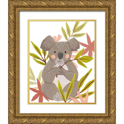 Koala-ty Time I Gold Ornate Wood Framed Art Print with Double Matting by Vess, June Erica