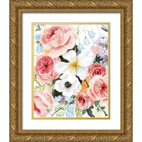 Wildflower Dreams I Gold Ornate Wood Framed Art Print with Double Matting by Popp, Grace