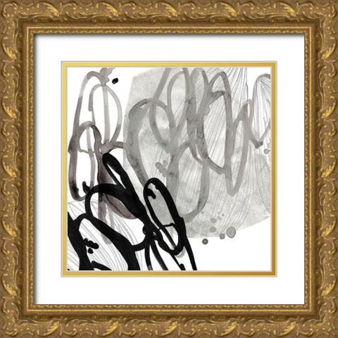 Cellular Journey I Gold Ornate Wood Framed Art Print with Double Matting by Vess, June Erica