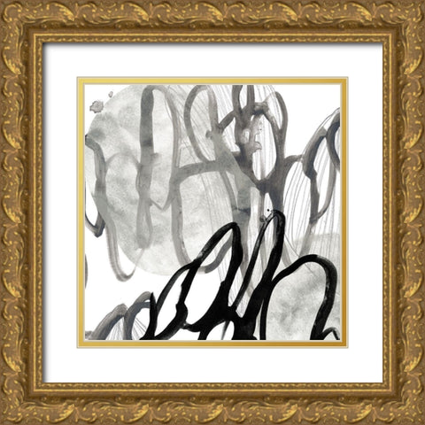 Cellular Journey VII Gold Ornate Wood Framed Art Print with Double Matting by Vess, June Erica