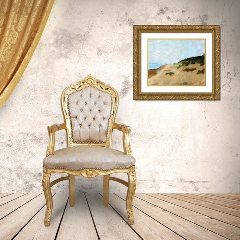 Puerto Balao II Gold Ornate Wood Framed Art Print with Double Matting by Green, Jacob