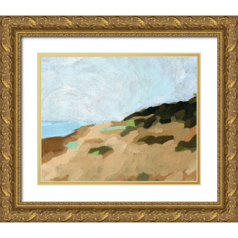 Puerto Balao II Gold Ornate Wood Framed Art Print with Double Matting by Green, Jacob