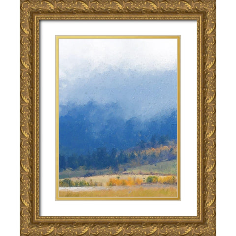Mountain Mist I Gold Ornate Wood Framed Art Print with Double Matting by Vest, Chris