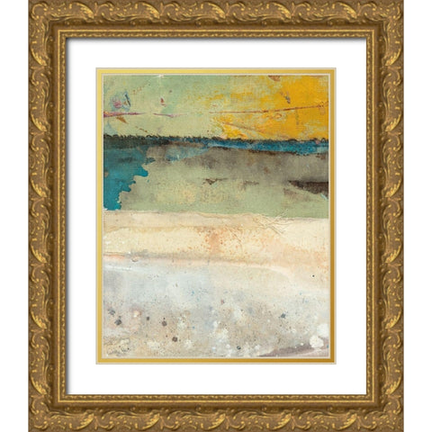 Broken to Beautiful 2 Gold Ornate Wood Framed Art Print with Double Matting by Ashley, Erin