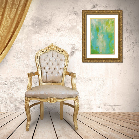 Enchanted Garden Gold Ornate Wood Framed Art Print with Double Matting by Ashley, Erin