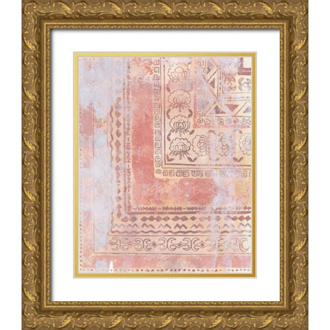 The Fortunate I Gold Ornate Wood Framed Art Print with Double Matting by Wang, Melissa