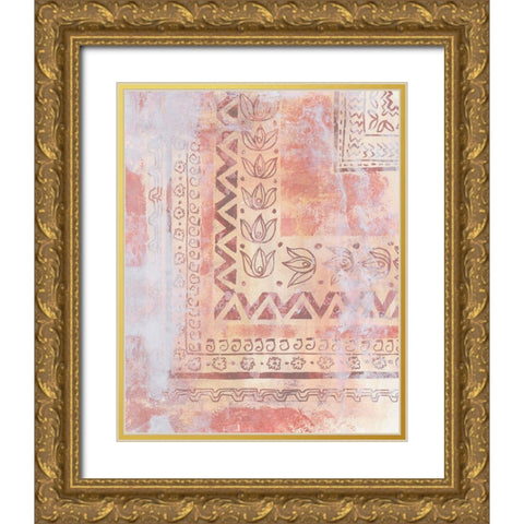 The Fortunate II Gold Ornate Wood Framed Art Print with Double Matting by Wang, Melissa