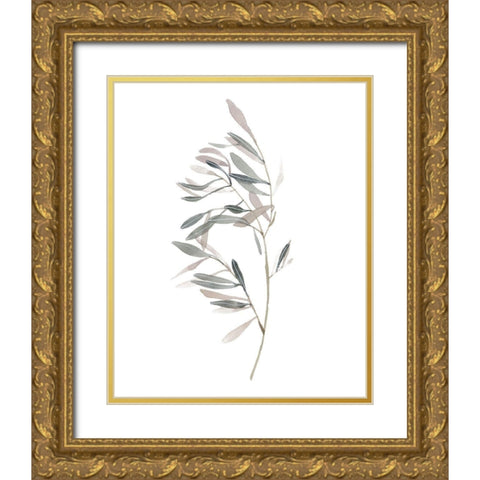 Gentle Breeze I Gold Ornate Wood Framed Art Print with Double Matting by Wang, Melissa