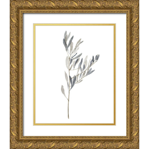 Gentle Breeze II Gold Ornate Wood Framed Art Print with Double Matting by Wang, Melissa