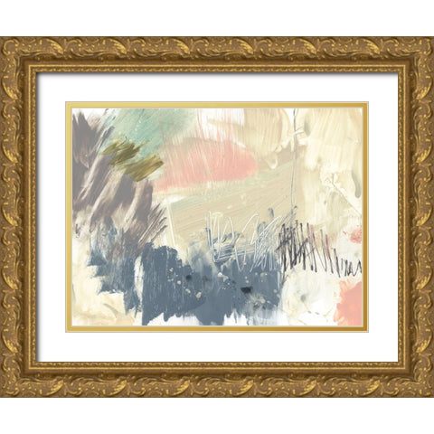 Pastel Immersion I Gold Ornate Wood Framed Art Print with Double Matting by Goldberger, Jennifer