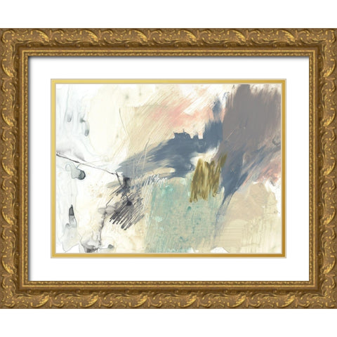 Pastel Immersion II Gold Ornate Wood Framed Art Print with Double Matting by Goldberger, Jennifer