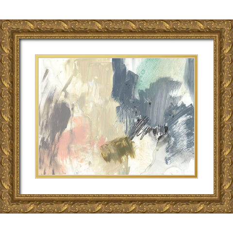 Pastel Immersion III Gold Ornate Wood Framed Art Print with Double Matting by Goldberger, Jennifer