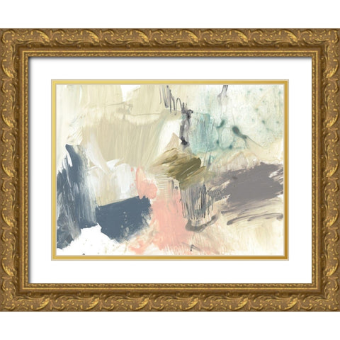 Pastel Immersion IV Gold Ornate Wood Framed Art Print with Double Matting by Goldberger, Jennifer