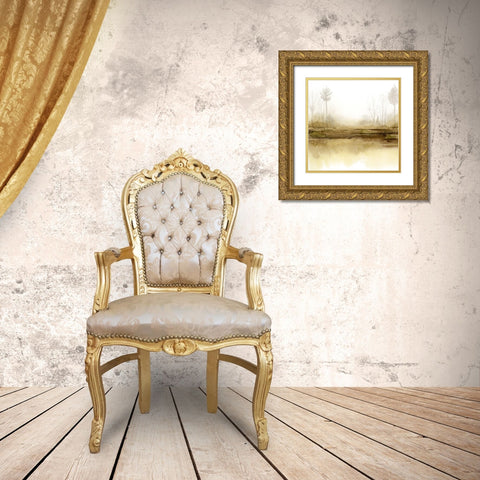 Golden Season II Gold Ornate Wood Framed Art Print with Double Matting by Popp, Grace