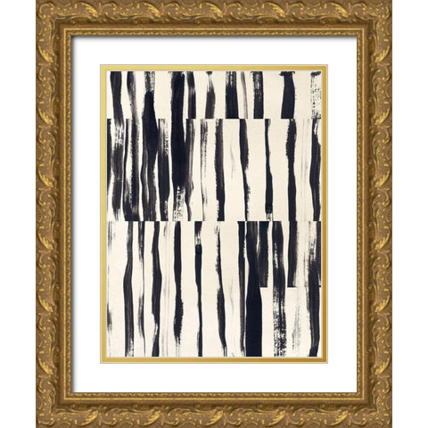 Minor Key I Gold Ornate Wood Framed Art Print with Double Matting by Vess, June Erica