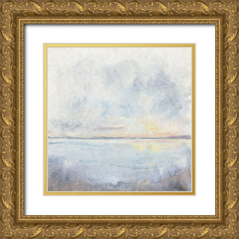Sea Mist I Gold Ornate Wood Framed Art Print with Double Matting by OToole, Tim