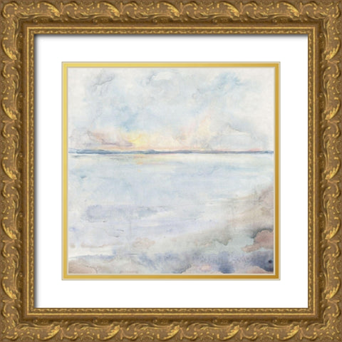 Sea Mist II Gold Ornate Wood Framed Art Print with Double Matting by OToole, Tim