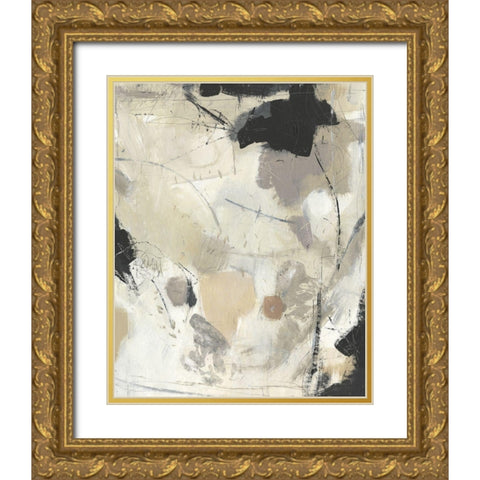 Scattered Remnants II Gold Ornate Wood Framed Art Print with Double Matting by OToole, Tim