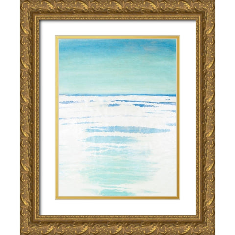 Outer Banks II Gold Ornate Wood Framed Art Print with Double Matting by Lam, Vanna