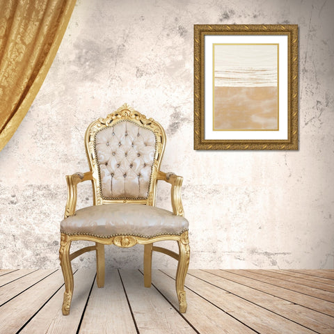 Sillicates I Gold Ornate Wood Framed Art Print with Double Matting by Lam, Vanna