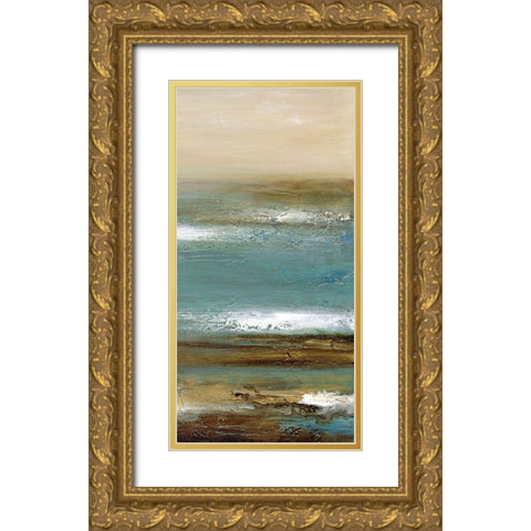 Lullaby I Gold Ornate Wood Framed Art Print with Double Matting by Bramma, Lila