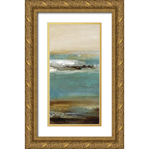 Lullaby III Gold Ornate Wood Framed Art Print with Double Matting by Bramma, Lila