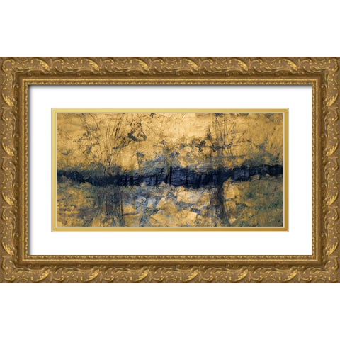 Etched Gold Gold Ornate Wood Framed Art Print with Double Matting by Willett, Michael