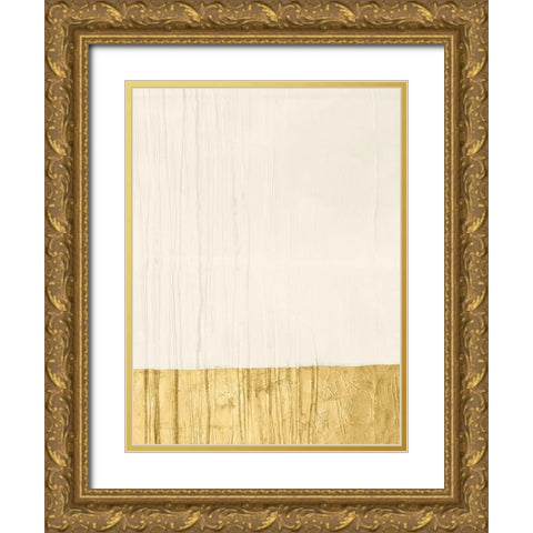Verticalis Gold Ornate Wood Framed Art Print with Double Matting by Stramel, Renee W.