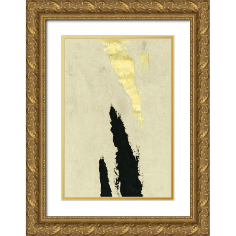 Twin Canyons II Gold Ornate Wood Framed Art Print with Double Matting by Willett, Michael