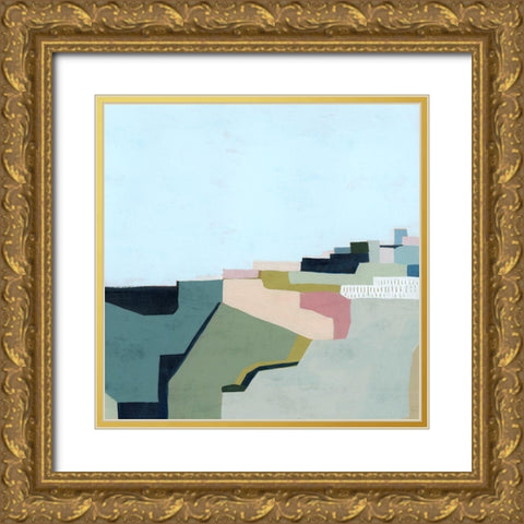 Hillside Revelry II Gold Ornate Wood Framed Art Print with Double Matting by Popp, Grace