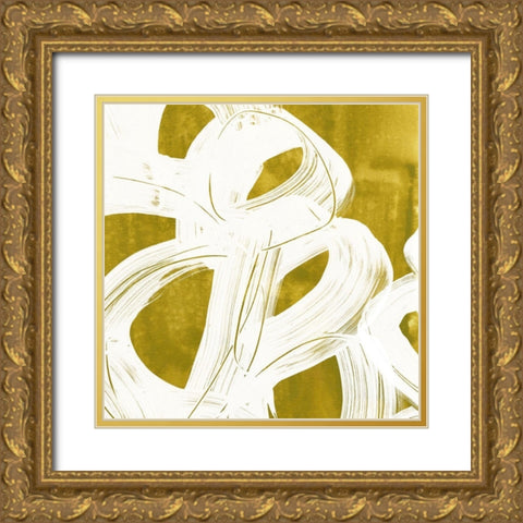 Olive Helix VII Gold Ornate Wood Framed Art Print with Double Matting by Vess, June Erica