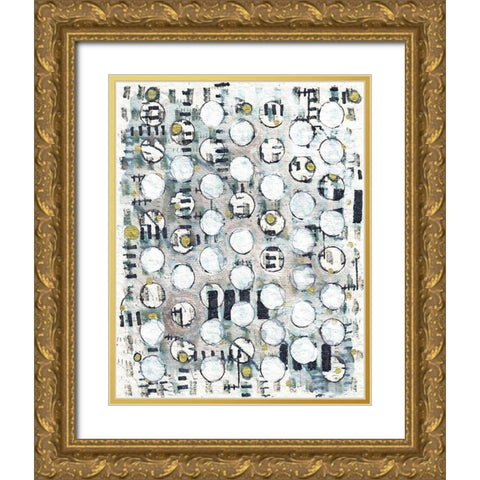 Glimmer Gold Ornate Wood Framed Art Print with Double Matting by Arbel, Lori