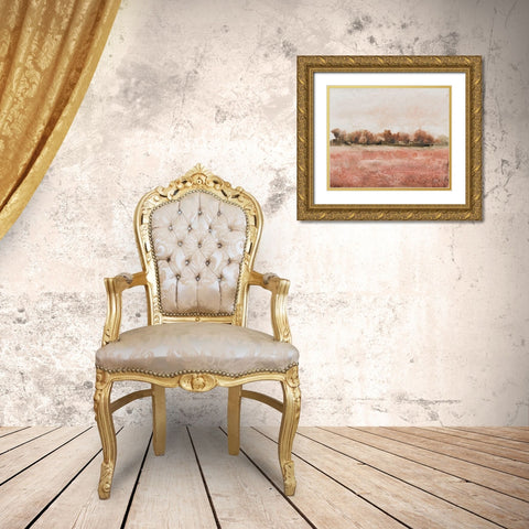 Red Soil I Gold Ornate Wood Framed Art Print with Double Matting by OToole, Tim