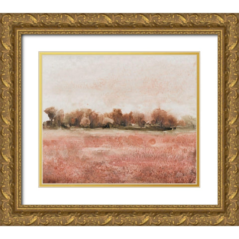 Red Soil I Gold Ornate Wood Framed Art Print with Double Matting by OToole, Tim