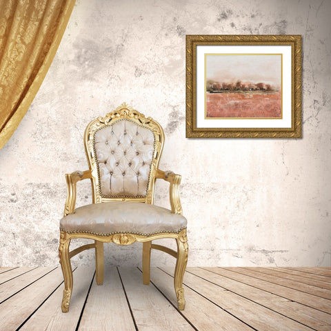 Red Soil II Gold Ornate Wood Framed Art Print with Double Matting by OToole, Tim