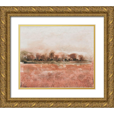 Red Soil II Gold Ornate Wood Framed Art Print with Double Matting by OToole, Tim