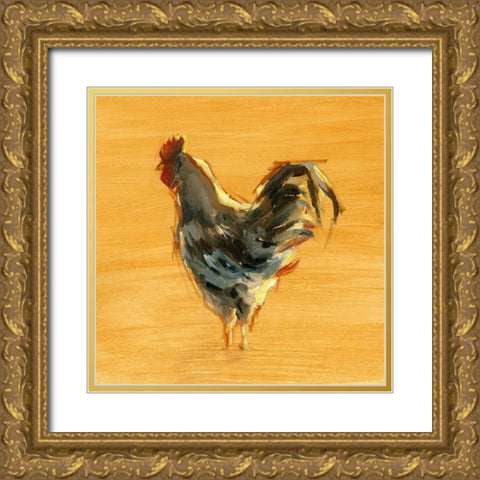 Early to Rise II Gold Ornate Wood Framed Art Print with Double Matting by Harper, Ethan