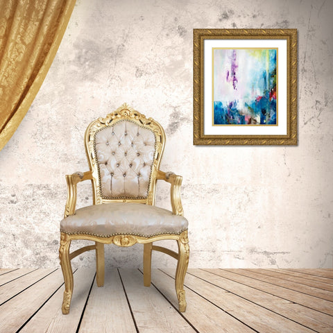 Silent Dreams I Gold Ornate Wood Framed Art Print with Double Matting by Combs, Joyce