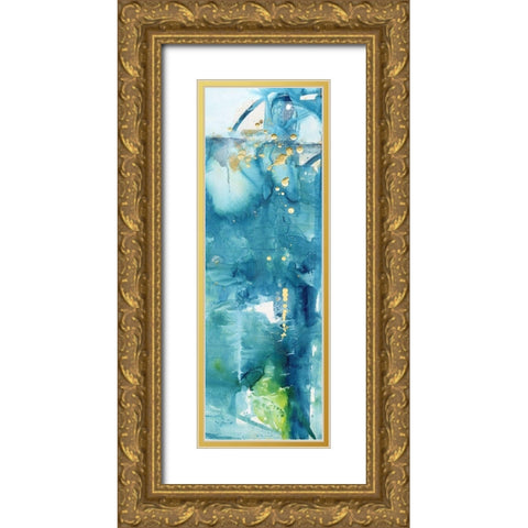 Cool Thoughts I Gold Ornate Wood Framed Art Print with Double Matting by Combs, Joyce