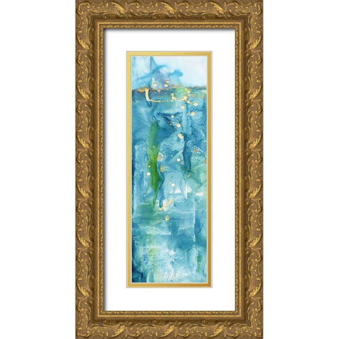 Cool Thoughts II Gold Ornate Wood Framed Art Print with Double Matting by Combs, Joyce