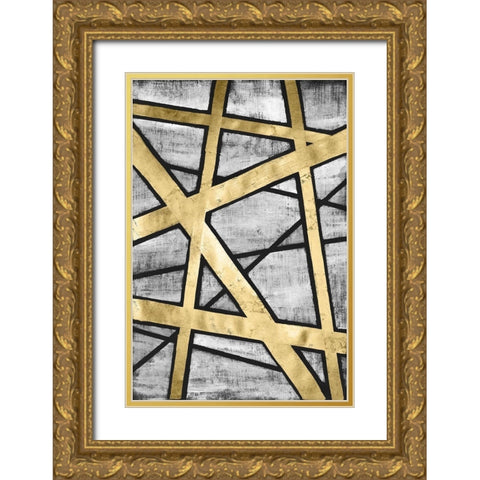 Rafters II Gold Ornate Wood Framed Art Print with Double Matting by Lam, Vanna