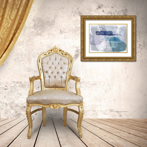 Rendition II Gold Ornate Wood Framed Art Print with Double Matting by Naskrent, Delores