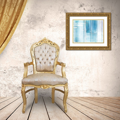 Portico I Gold Ornate Wood Framed Art Print with Double Matting by Naskrent, Delores