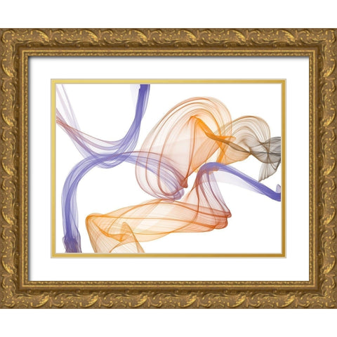 Dynamic Movement VIII Gold Ornate Wood Framed Art Print with Double Matting by Orlov, Irena