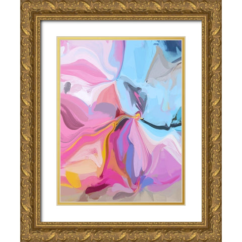 Colorful Lollipops I Gold Ornate Wood Framed Art Print with Double Matting by Orlov, Irena