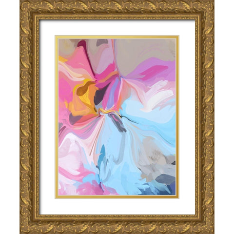 Colorful Lollipops II Gold Ornate Wood Framed Art Print with Double Matting by Orlov, Irena